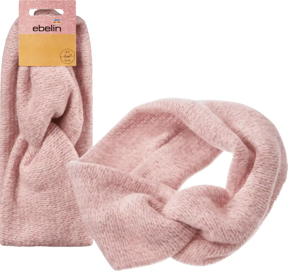 Bild 1 von ebelin Haarband/Stirnband Turban-Style rosé