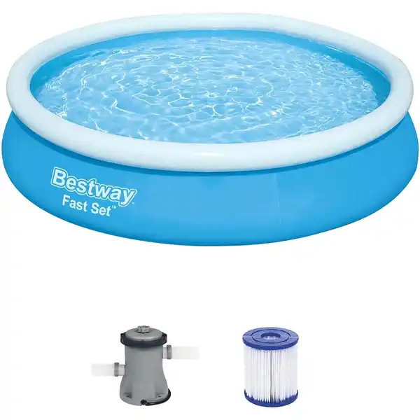 Bild 3 von Bestway Fast Set Pool Ø 366 cm x 76 cm Rund Blau