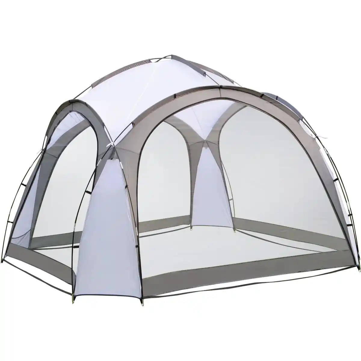 Bild 2 von Eventzelt Eldora Hellgrau 3,5 m x 3,5 m x 2,3 m