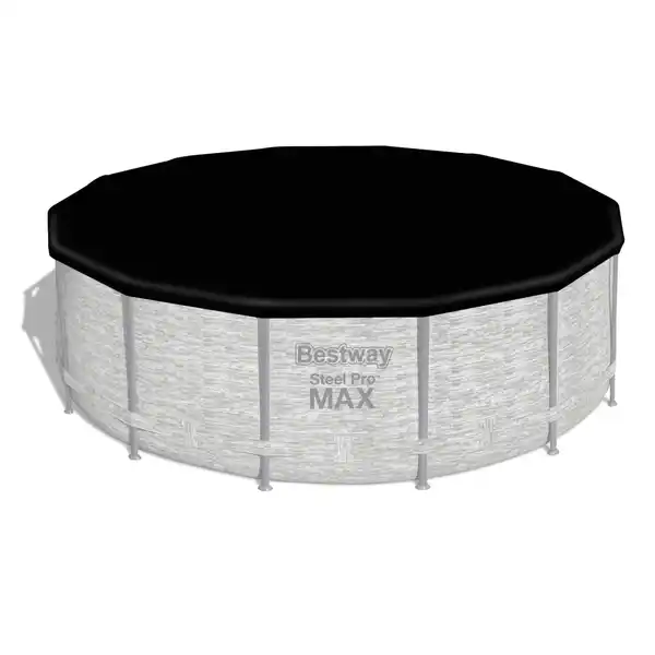 Bild 3 von Bestway Stahlrahmen-Pool Set Steel Pro Max Frame Ø 427 x 122 cm Rund Grau