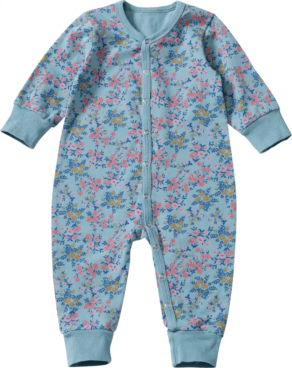 Bild 1 von ALANA Schlafanzug Pro Climate mit Blumen-Muster, blau, Gr. 50/56