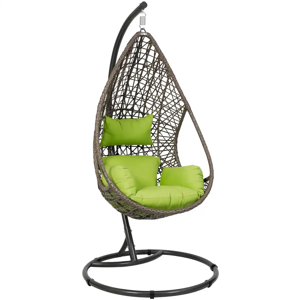 Bild 1 von Hängesessel Pinamar aus Polyrattan Braun-Grün