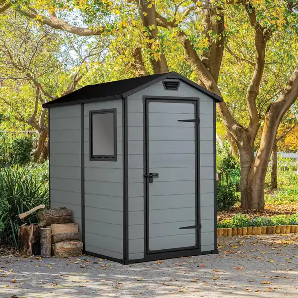 Bild 2 von Keter Kunststoff-Gerätehaus Lineus 2,2 m² Grau 192 x 130 cm