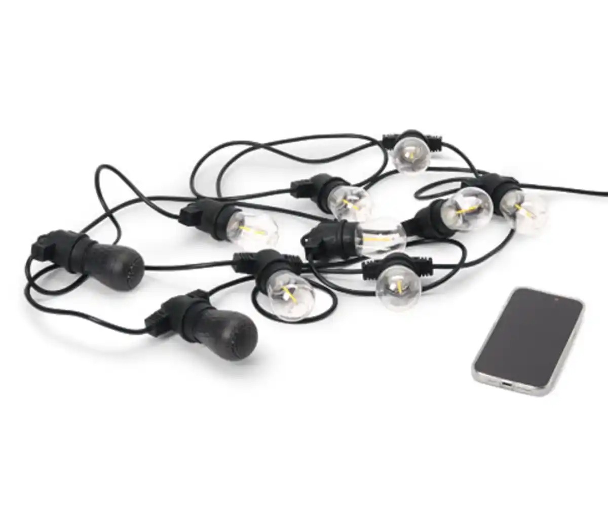 Bild 1 von LED-Outdoor-Lichterkette mit 2 Bluetooth®-Lautsprechern