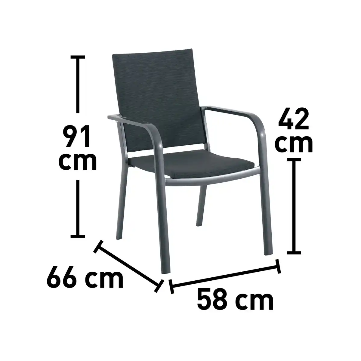 Bild 2 von Stapelstuhl Pacora mit Textilbespannung