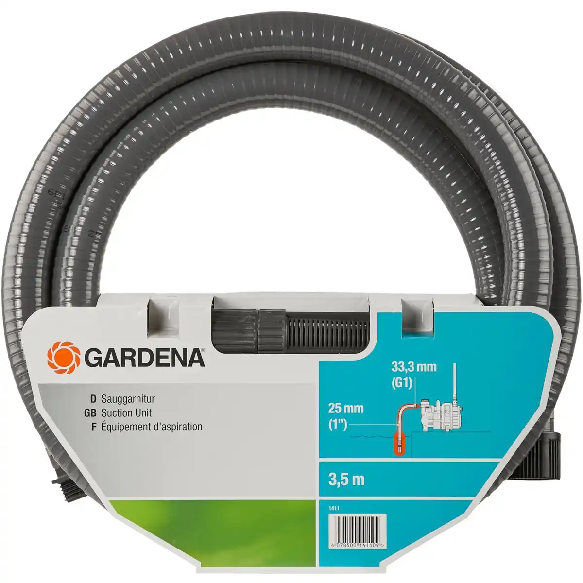 Bild 1 von Gardena Sauggarnitur 25 mm (1") 3,5 m