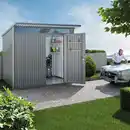 Bild 3 von Biohort Metall-Gerätehaus AvantGarde Gr. A6 silber-metallic Standardtür