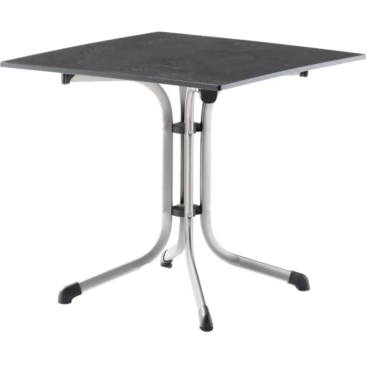 Bild 1 von Sieger Boulevard-Klapptisch 80 x 80 cm mit vivodur-Tischplatte Graphit