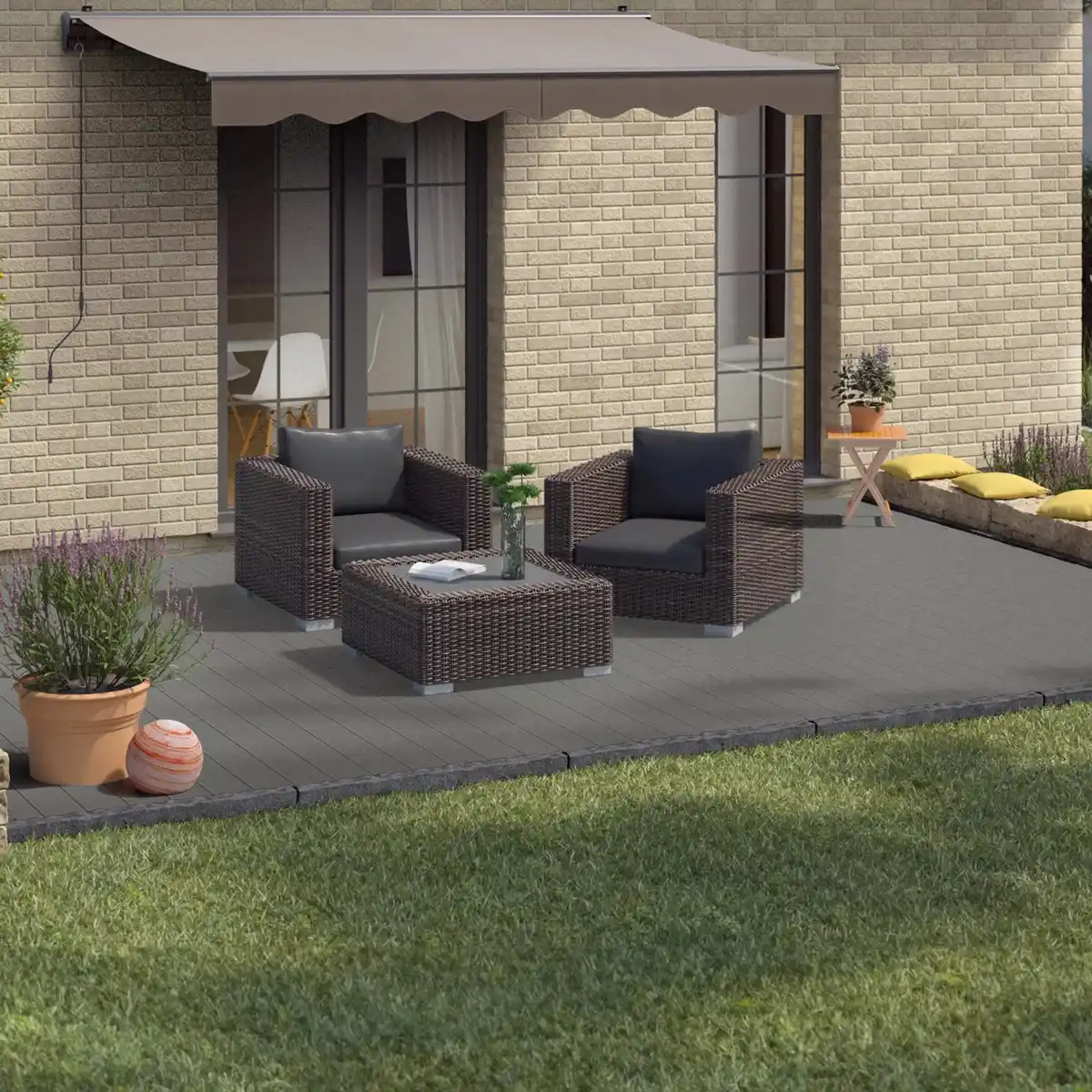 Bild 3 von WPC Terrassendiele Artwood Grau 2,1cm x 14,5cm x 200cm