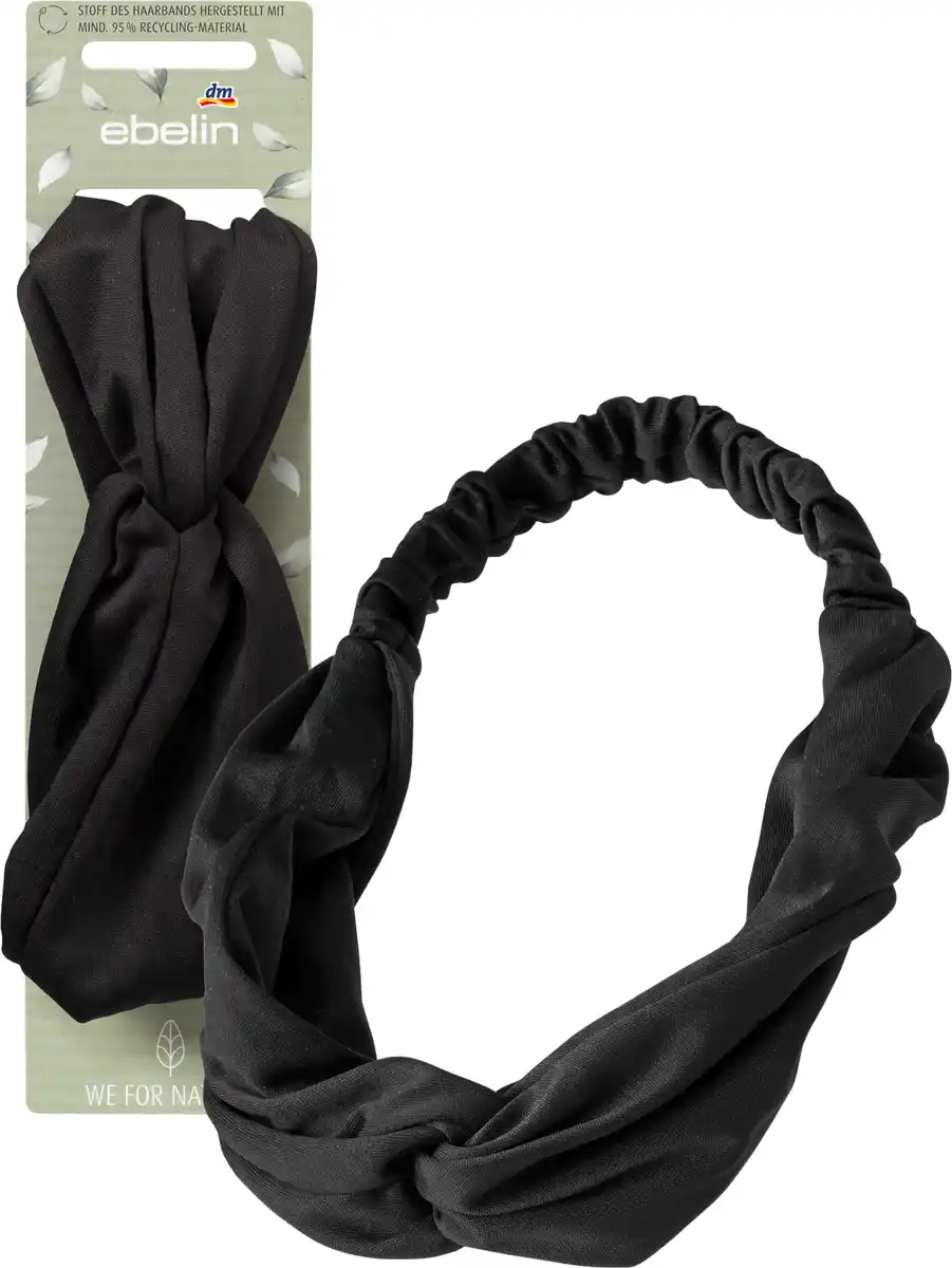 Bild 1 von ebelin Haarband - Stoff des Haarbands hergestellt mit mindestens 95% Recycling-Material