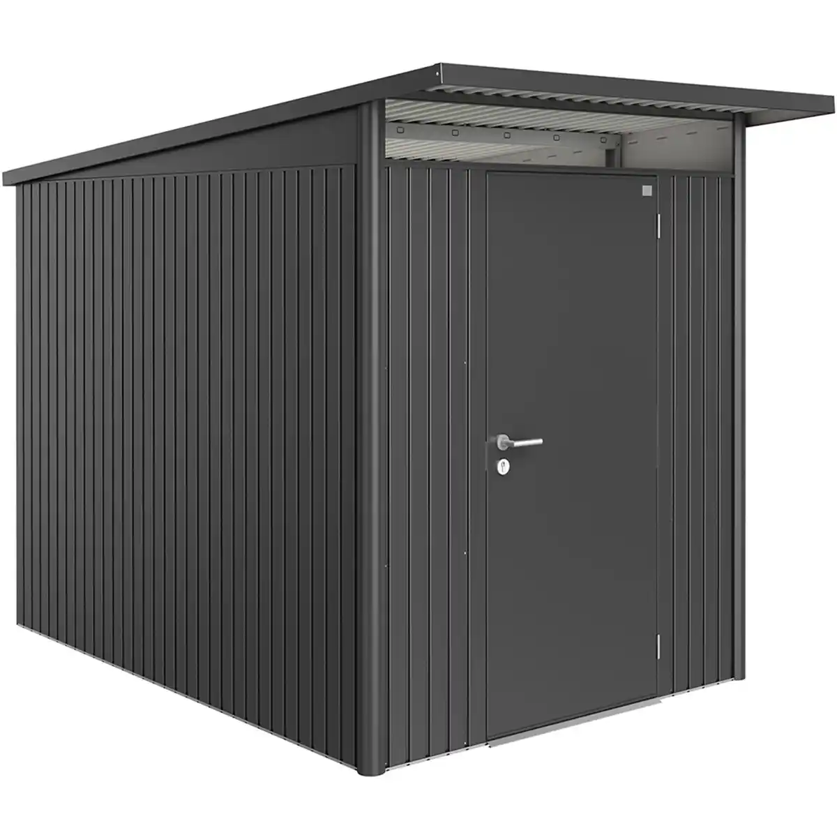 Bild 1 von Biohort Metall-Gerätehaus AvantGarde Gr. A3 dunkelgrau-metallic Standardtür