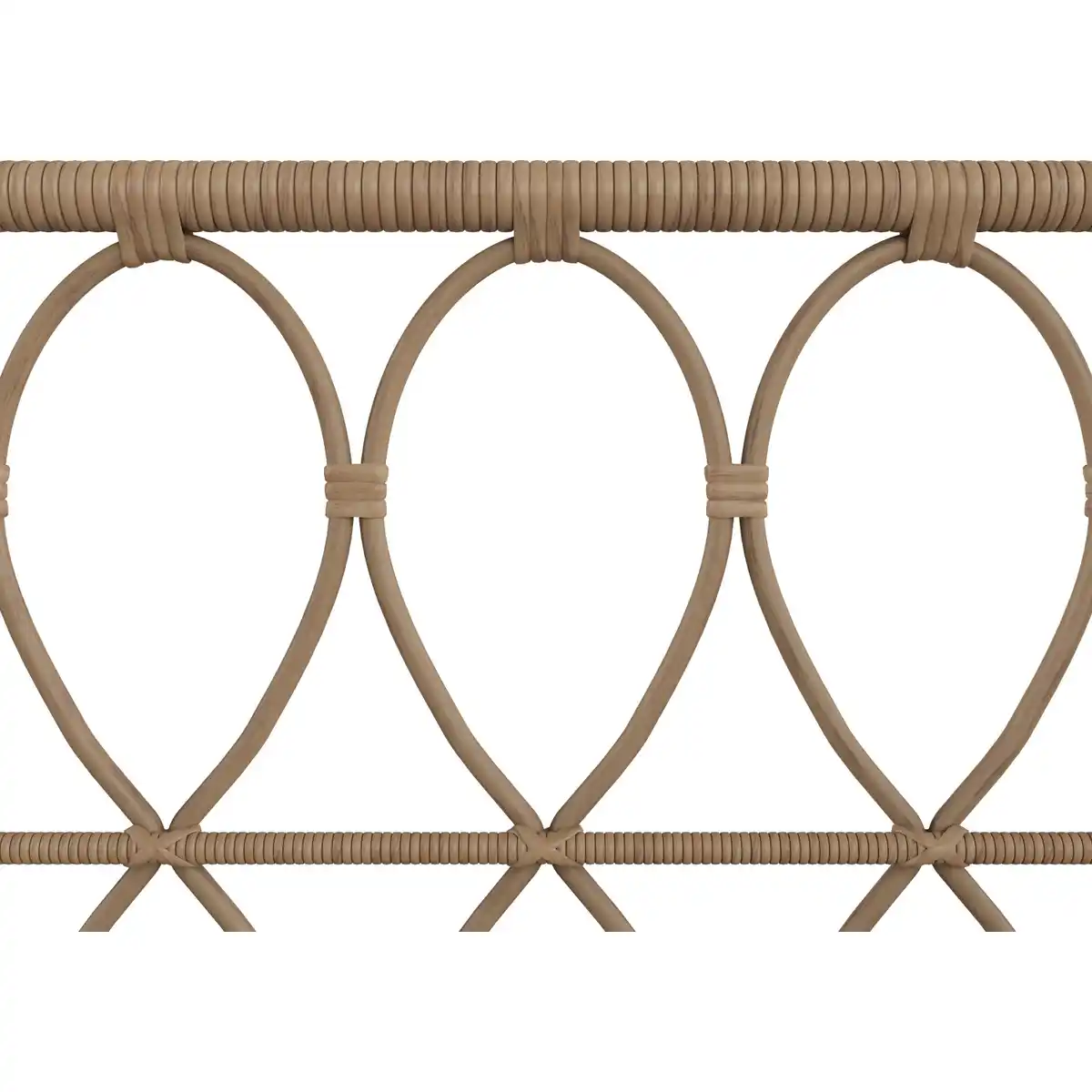 Bild 4 von 2-Sitzer Sofa Hockinson Wicker aus Stahl Natur