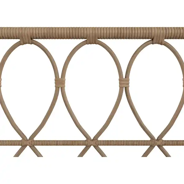 Bild 4 von 2-Sitzer Sofa Hockinson Wicker aus Stahl Natur