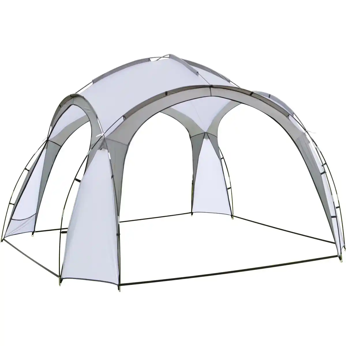 Bild 1 von Eventzelt Eldora Hellgrau 3,5 m x 3,5 m x 2,3 m