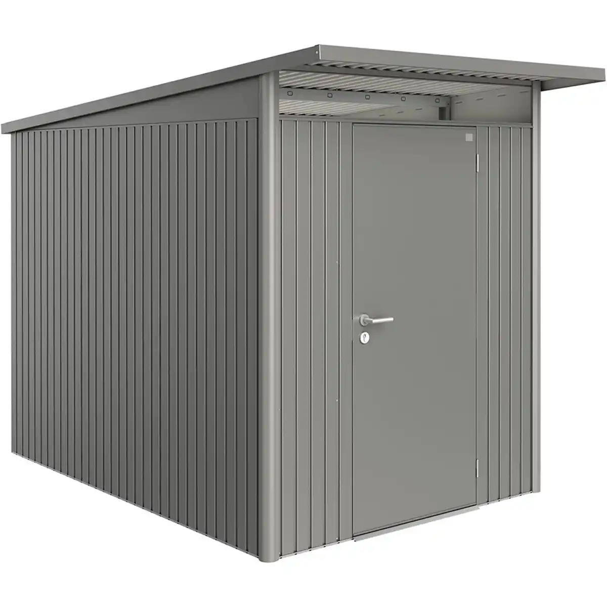 Bild 1 von Biohort Metall-Gerätehaus AvantGarde Gr. A3 quarzgrau-metallic Standardtür