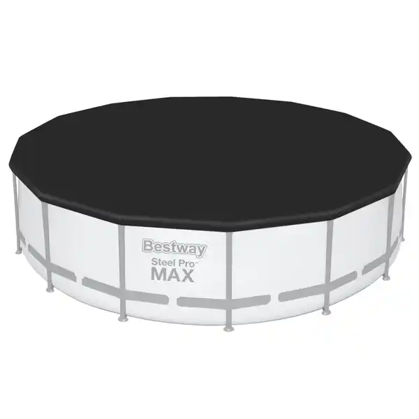 Bild 3 von Bestway Stahlrahmen-Pool Set Steel Pro Max Frame Ø 457 x 107 cm Rund Lichtgrau