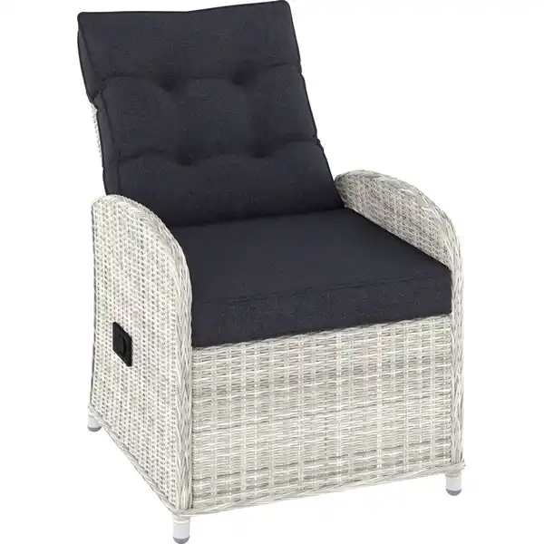 Bild 4 von Lounge-Set mit Esstisch Kalgan 6-teilig aus Wicker Eis-Grau