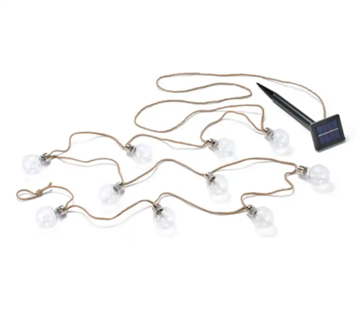 Bild 1 von Solar-Lichterkette mit Juteseil