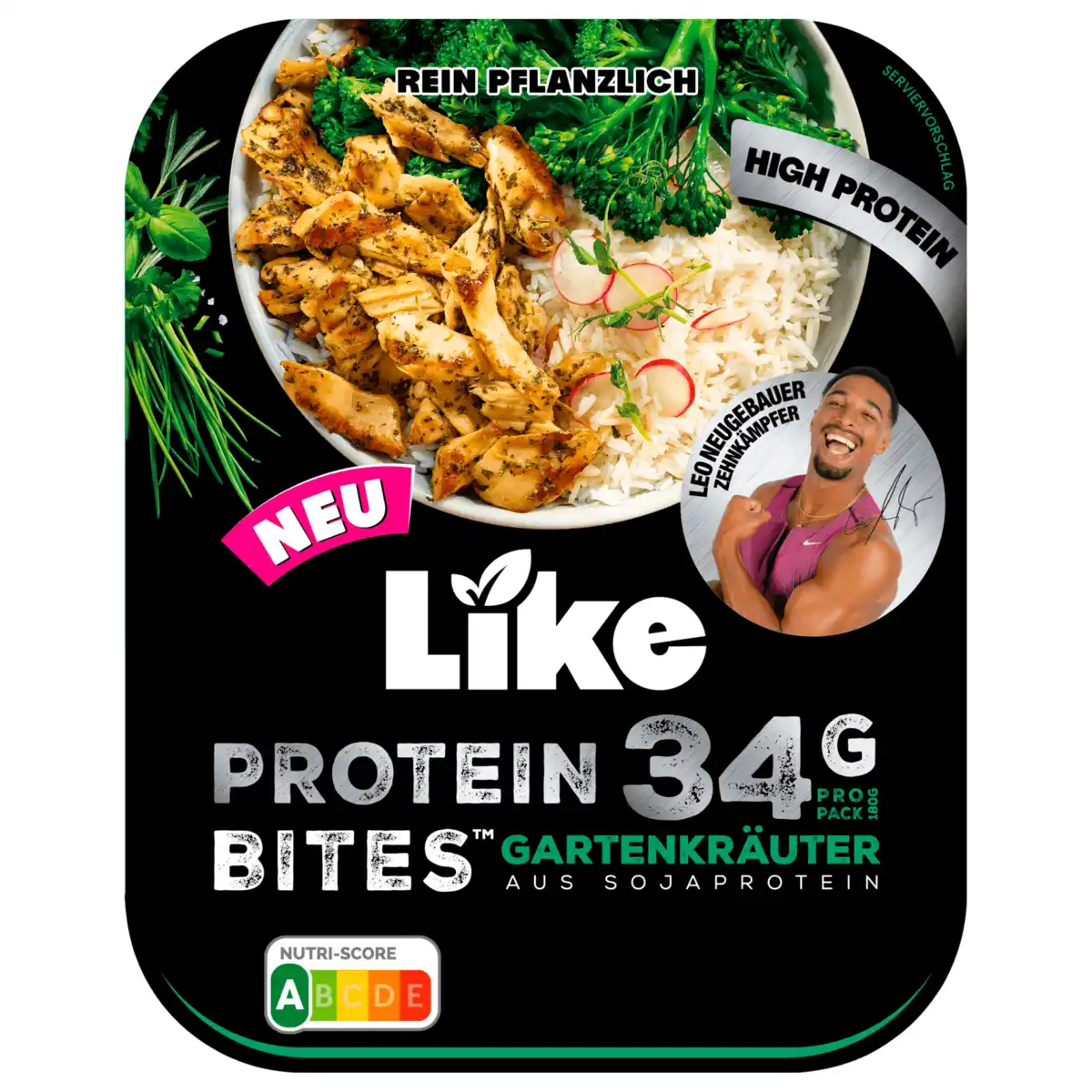 Bild 1 von LikeMeat Protein Bites Gartenkräuter vegan 180g