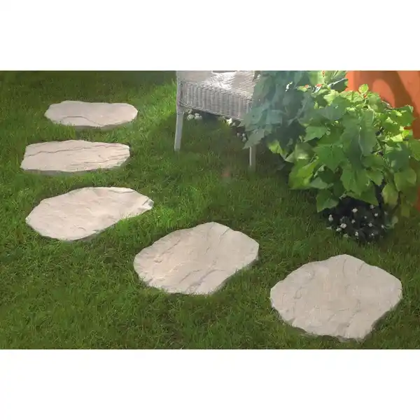 Bild 2 von Kann Trittplatte Nativa Natursteinoptik Kalksteinfarben 56 cm x 42 cm x 4 cm