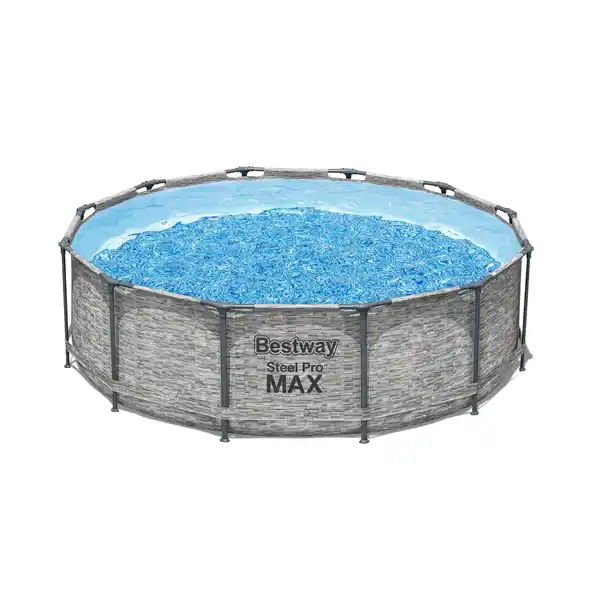 Bild 2 von Bestway Stahlrahmenpool-Set Steel Pro MAX Frame Ø 366 x 100 cm Rund Grau