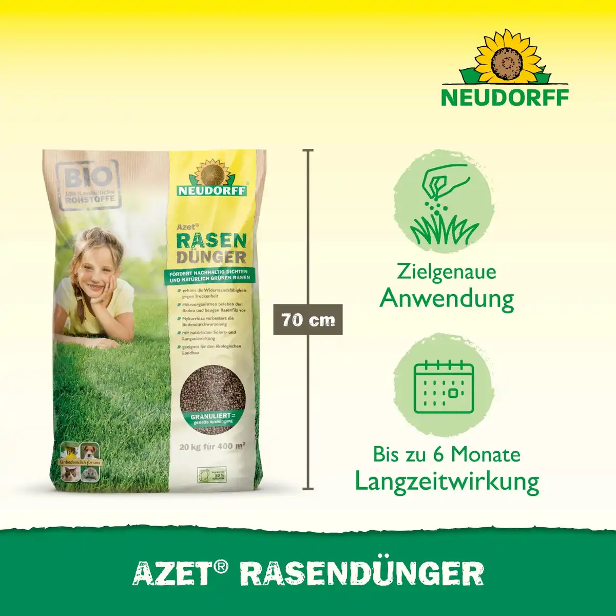 Bild 3 von Neudorff Azet Rasen-Dünger 20 kg