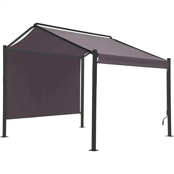Bild 2 von Stahl-Pavillon Bacliff 3 m x 3 m x 2,8 m Anthrazit
