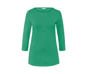 Shirt mit 3/4-Arm, grün