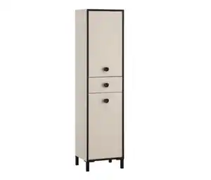 Hochschrank »Edda«, 2 Türen und 1 Schublade, cremebeige