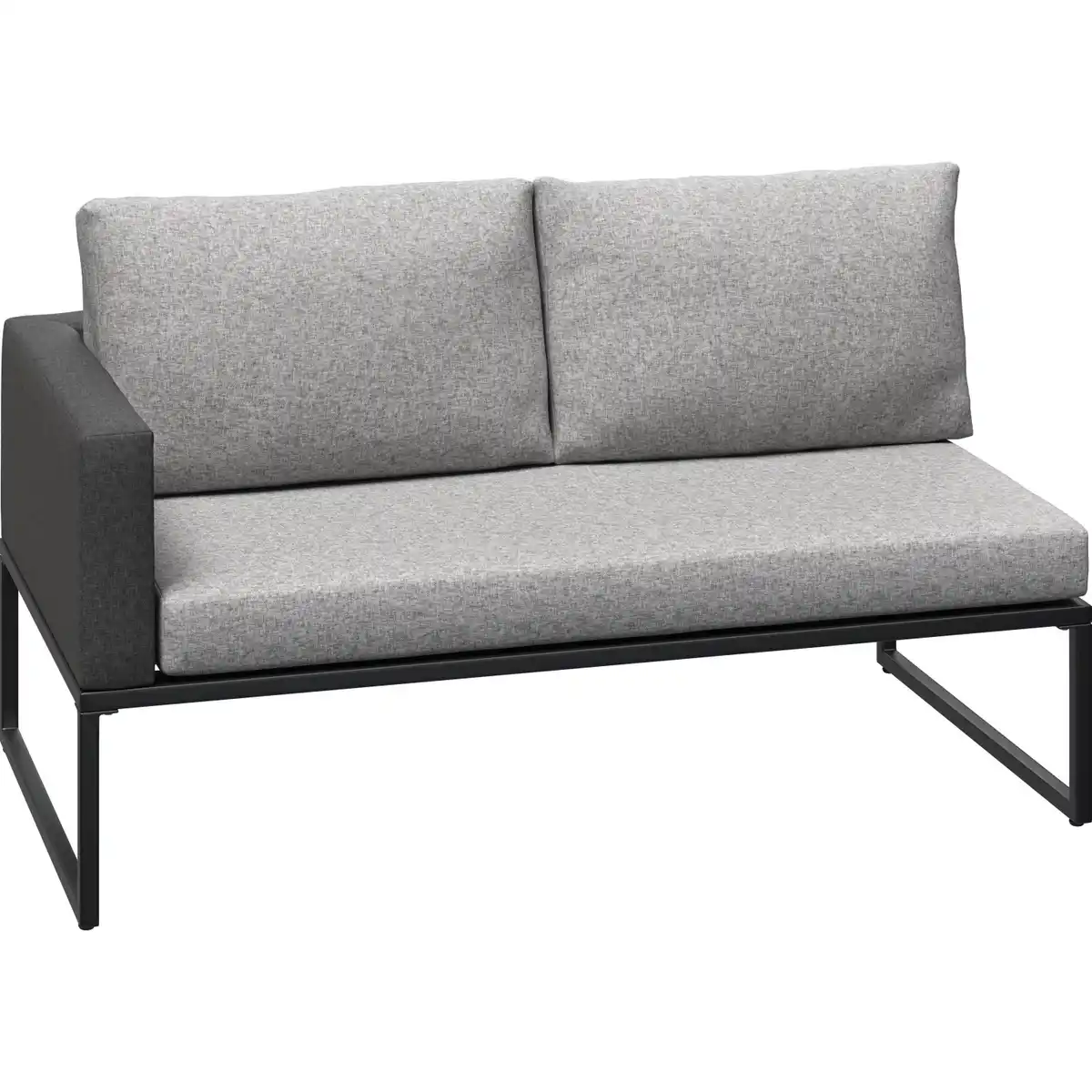 Bild 4 von Lounge-Set mit Esstisch Minburra 3-teilig aus Aluminium Grau