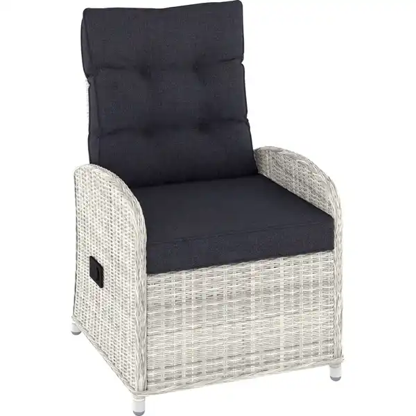 Bild 3 von Lounge-Set mit Esstisch Kalgan 6-teilig aus Wicker Eis-Grau