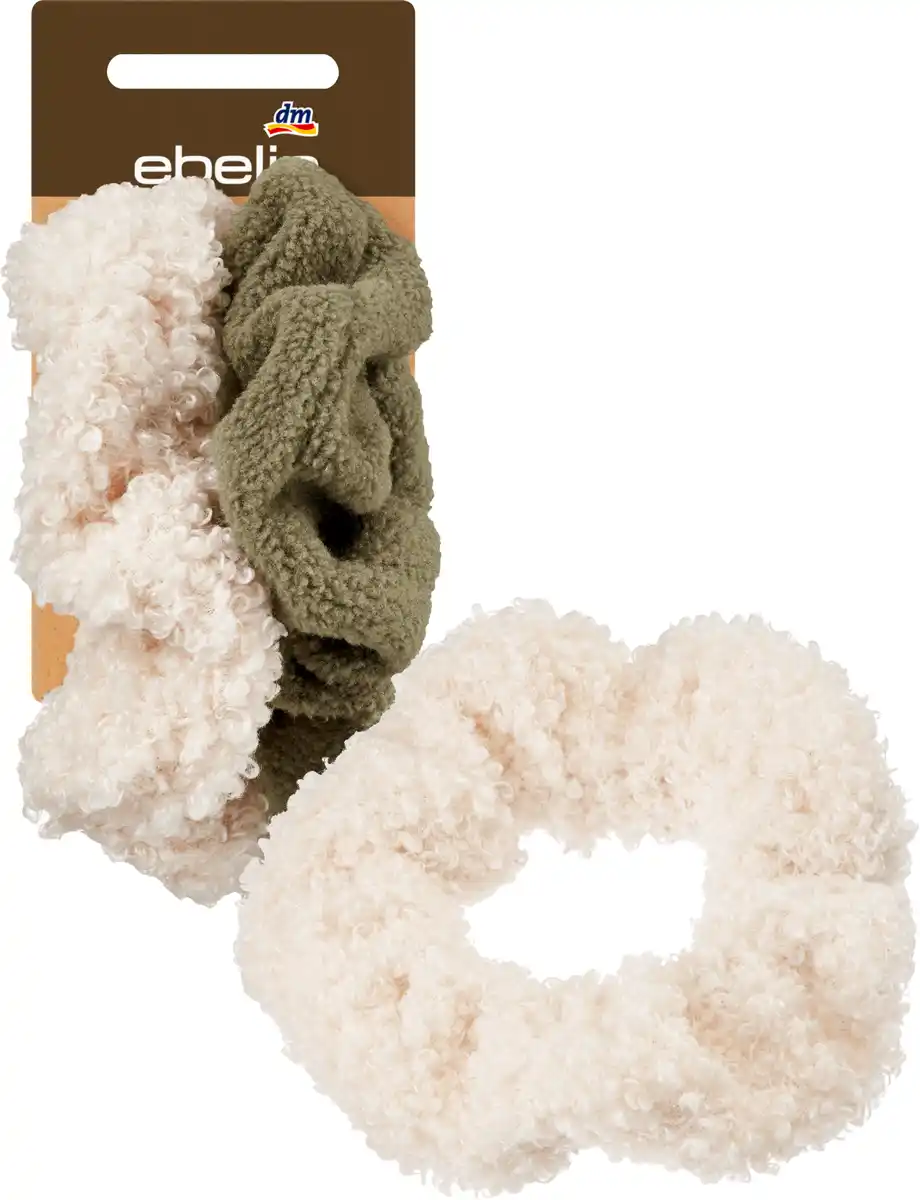 Bild 1 von ebelin Scrunchies Teddy creme, khaki