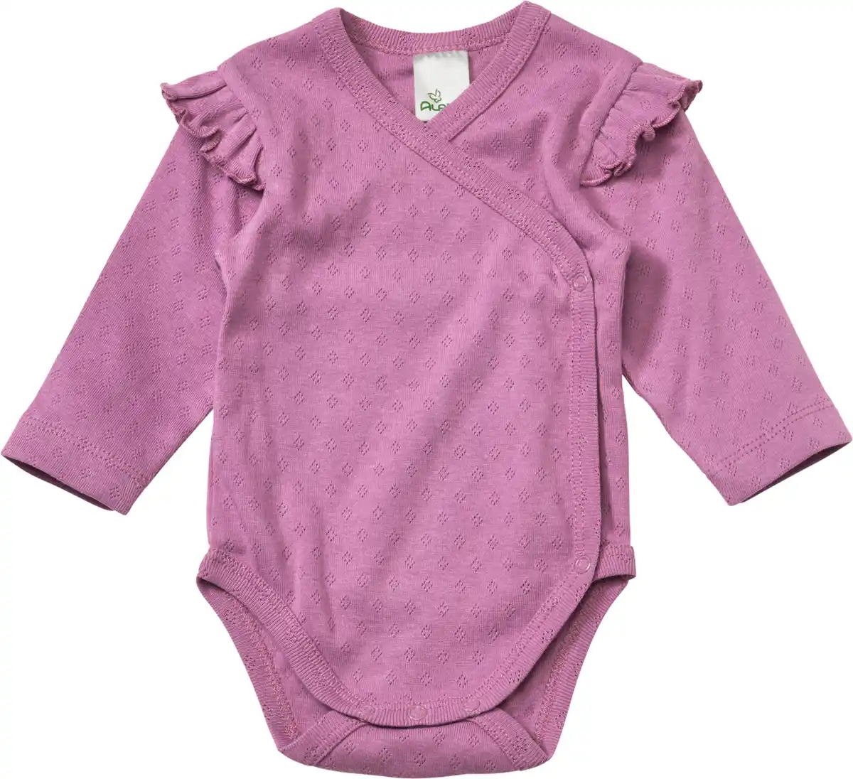 Bild 1 von ALANA Wickelbody mit Ajour-Struktur, lila, Gr. 50/56