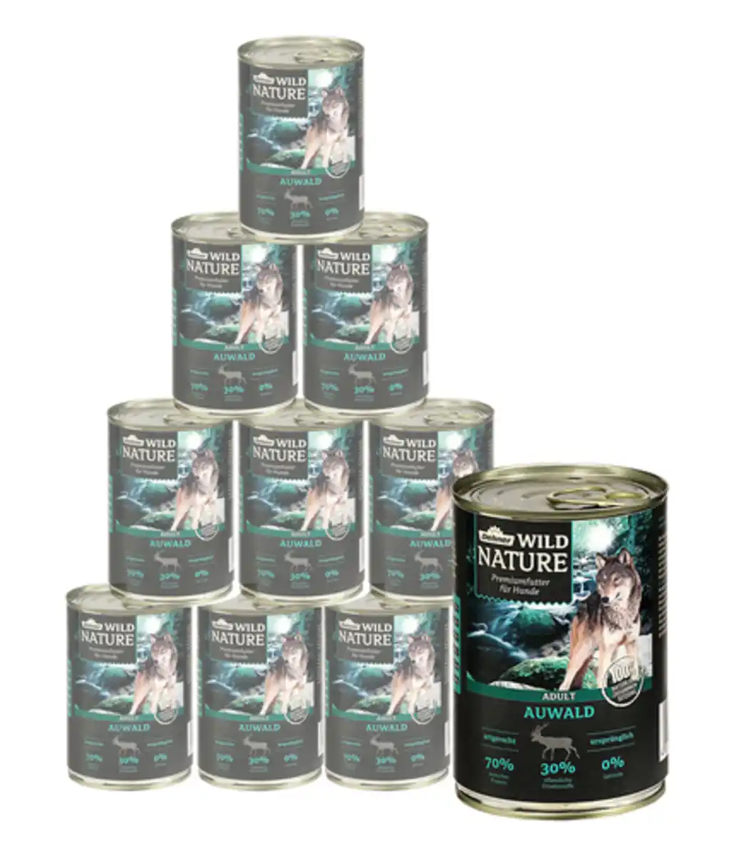 Bild 1 von Dehner Wild Nature Nassfutter für Hunde Auwald Adult, 400 g/800 g