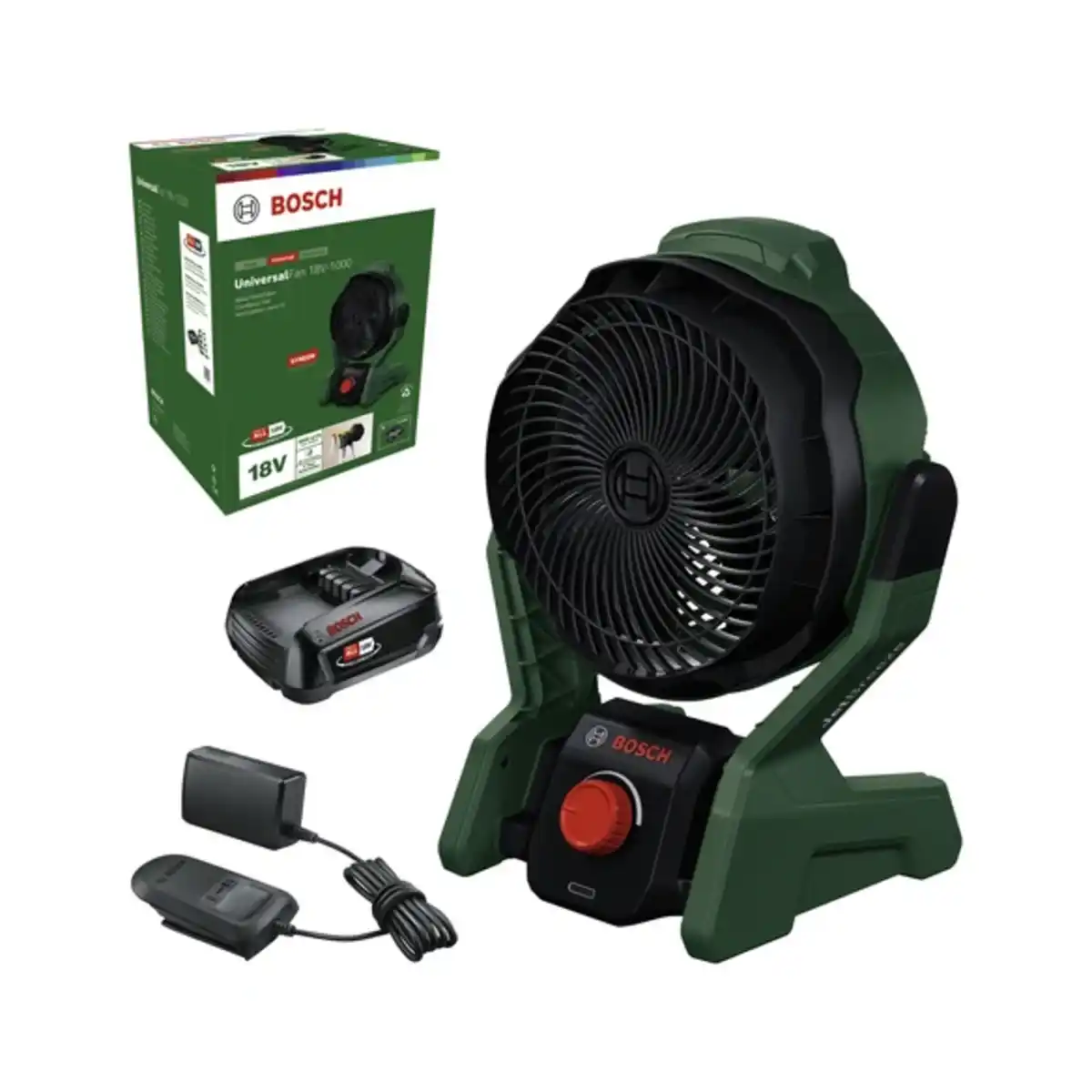 Bild 1 von Akku-Ventilator »UniversalFan 18V-1000«, 18 V, grün, mit Akku