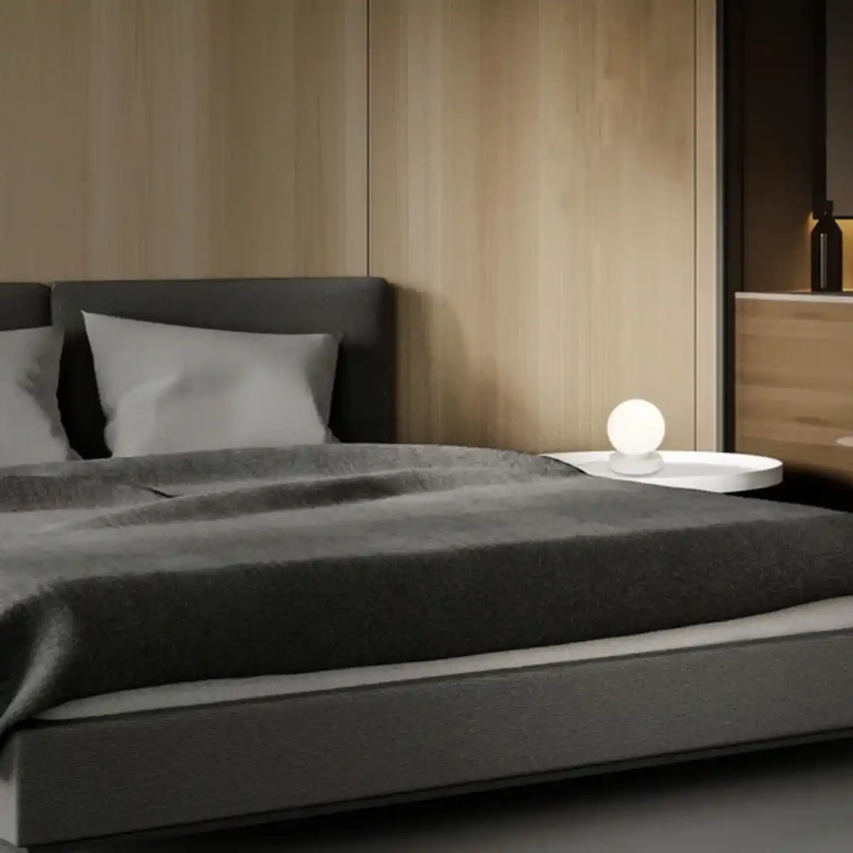 Bild 3 von Tischleuchte »PULU«, ØxH: 12,6 x 15,7 cm, 25 W, Metall/Glas