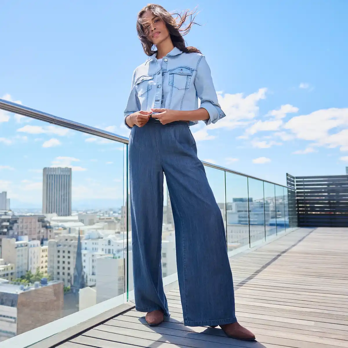 Bild 3 von Damen-Hose mit Gürtel