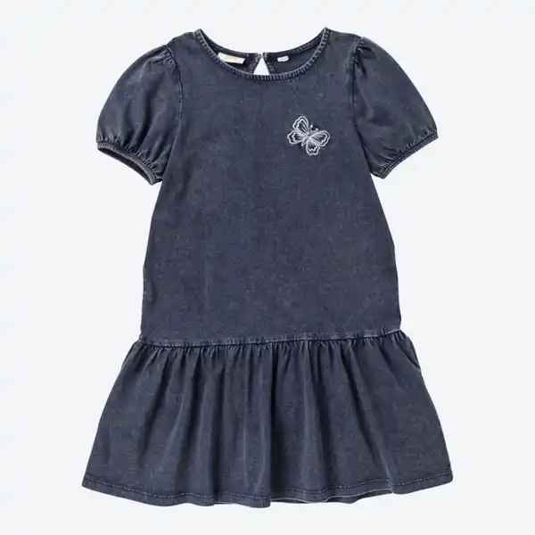 Bild 2 von Kinder-Mädchen-Kleid mit Jeans-Optik