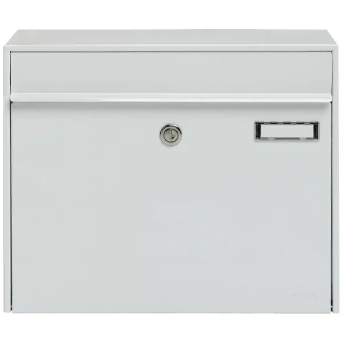 Bild 3 von Briefkasten »Vals«, eckig, Stahl, weiß