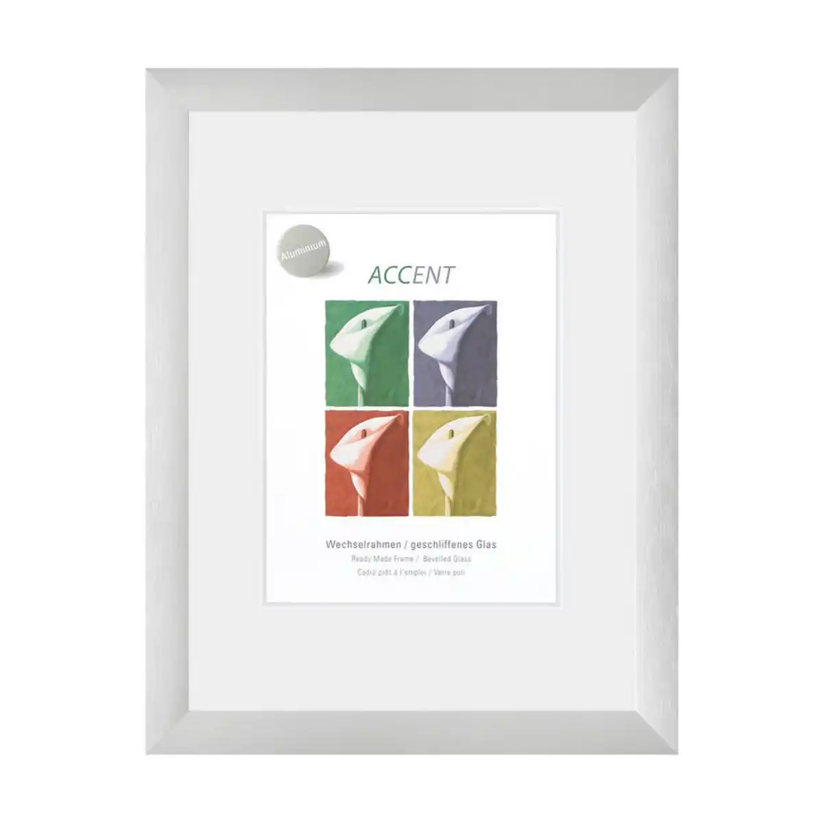 Bild 1 von Nielsen Bilderrahmen Largo Str., Silber, Metall, rechteckig, 30x40 cm, Bilderrahmen, Bilderrahmen