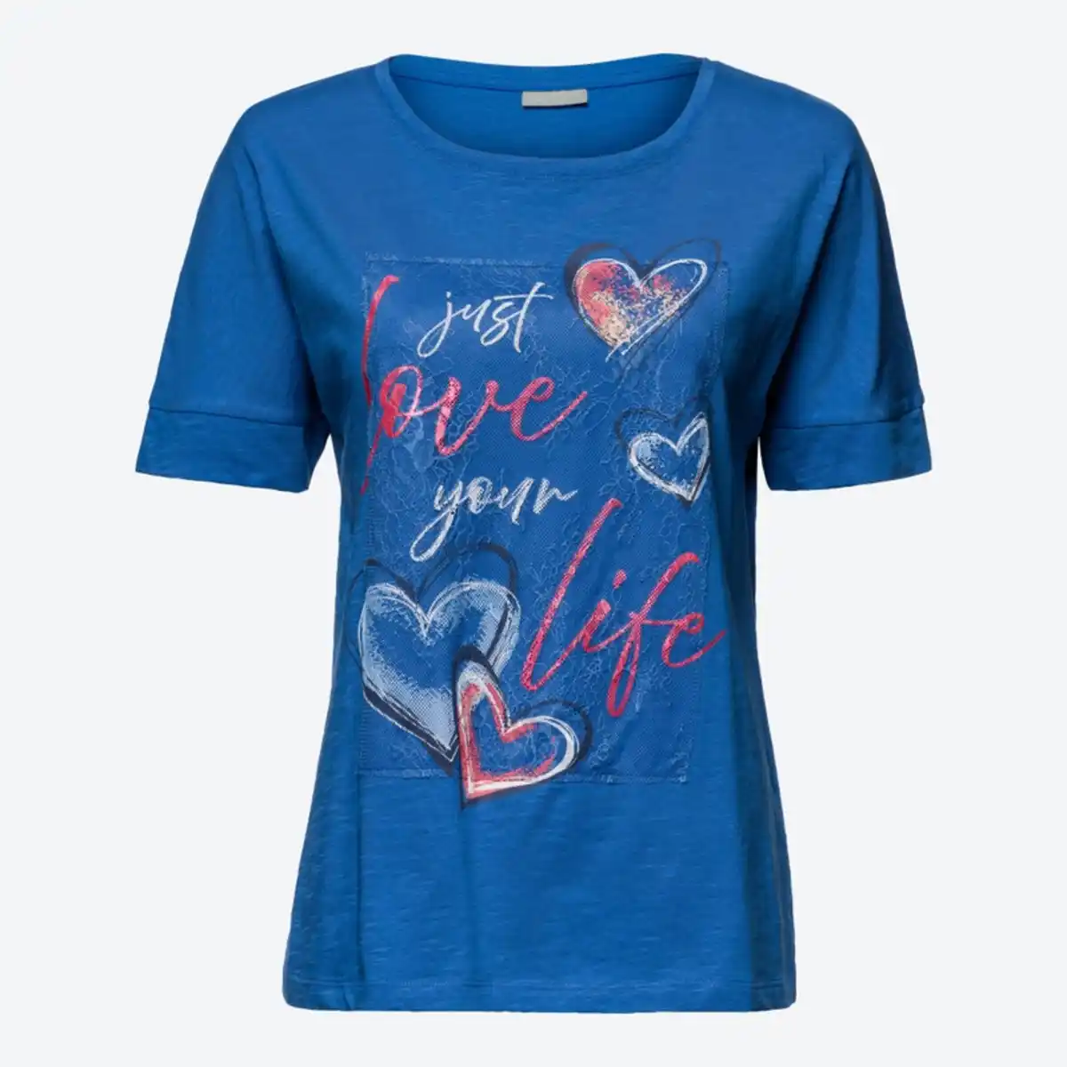 Bild 4 von Damen-T-Shirt aus reiner Baumwolle