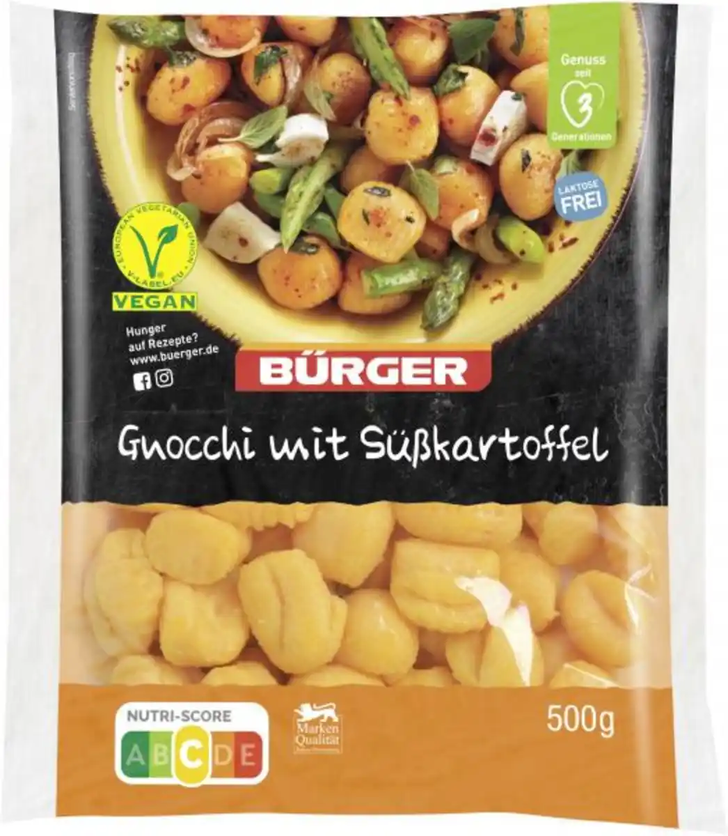 Bild 1 von Bürger Gnocchi mit Süßkartoffel