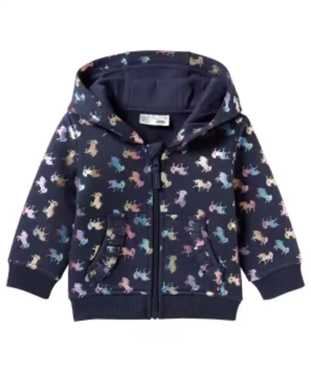 Bild 1 von Sweatjacke Einhörner, dunkelblau