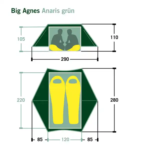 Bild 2 von ANARIS - Kuppelzelt