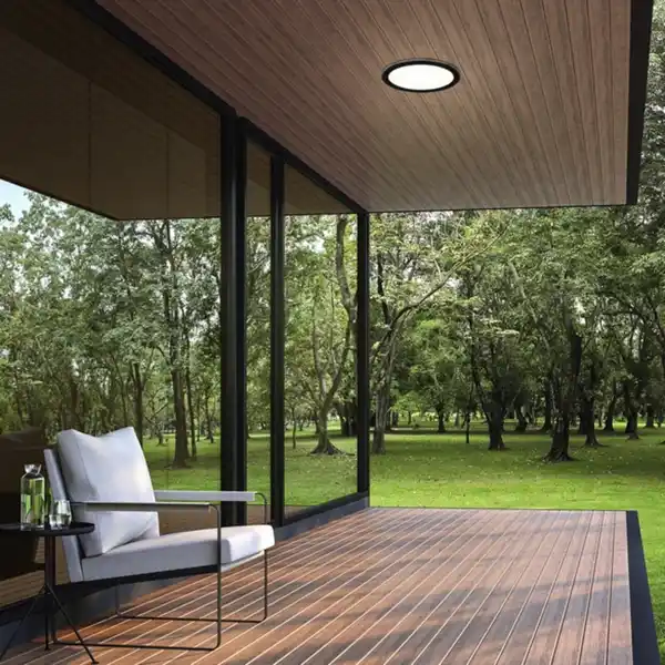 Bild 2 von LED-Außenwandleuchte, BxH: 19 x 2,8 cm, 8 W