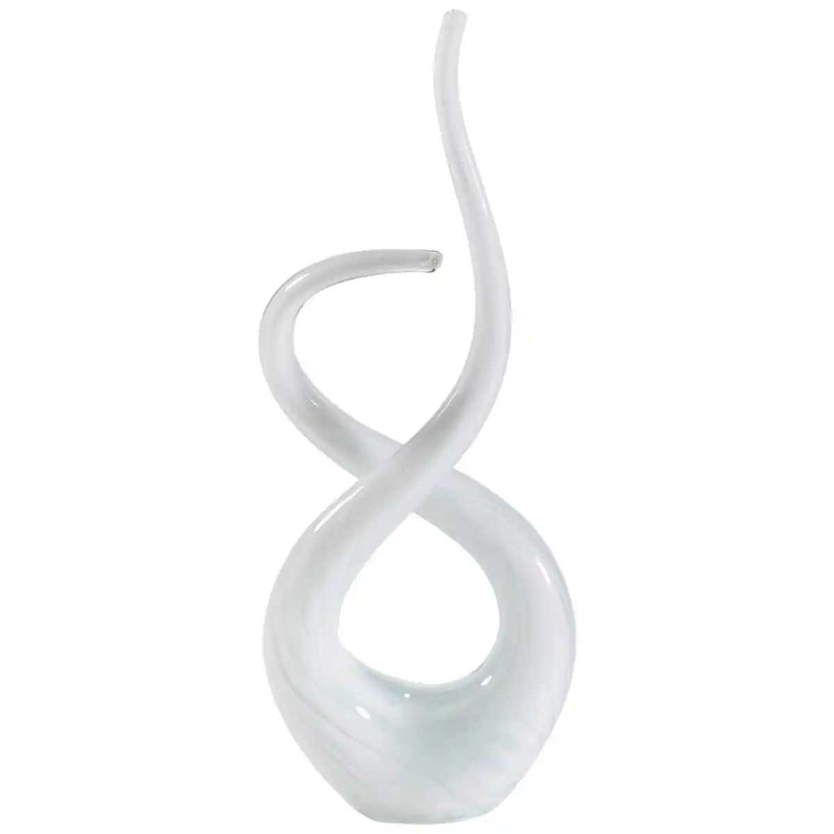 Bild 1 von Ambia Home Skulptur, Weiß, Glas, 15x45x8 cm, Kunsthandwerk, zum Stellen, handgemacht, Dekoration, Skulpturen & Dekoobjekte, Skulpturen