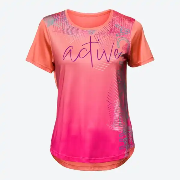 Bild 2 von Damen-Funktions-T-Shirt mit Front-Print