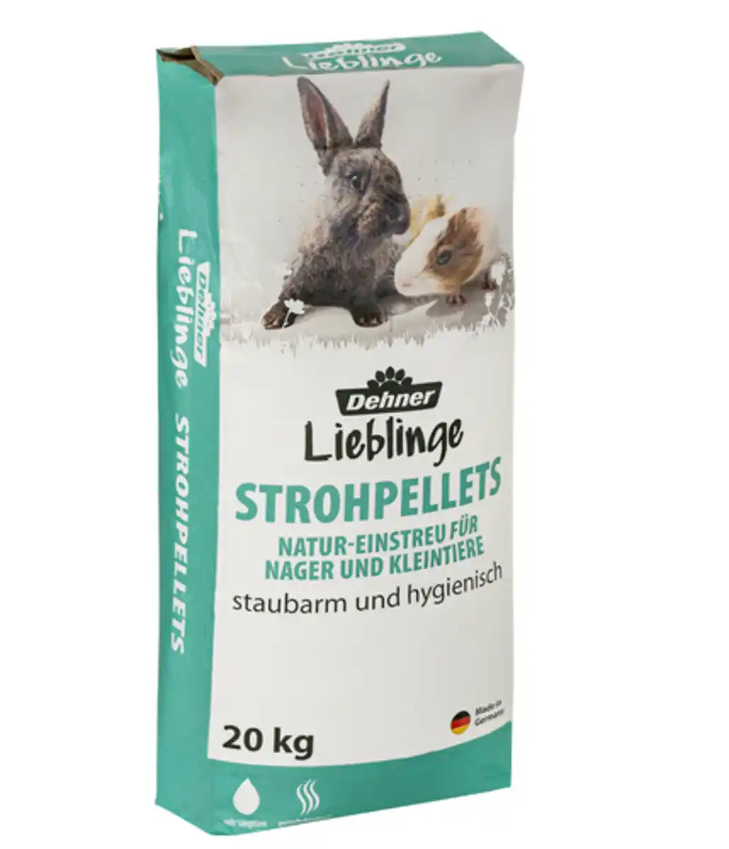 Bild 1 von Dehner Lieblinge Kleintierstreu Strohpellets für Nager & Kleintiere
