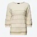 Bild 2 von Damen-Ajourpullover aus Baumwolle