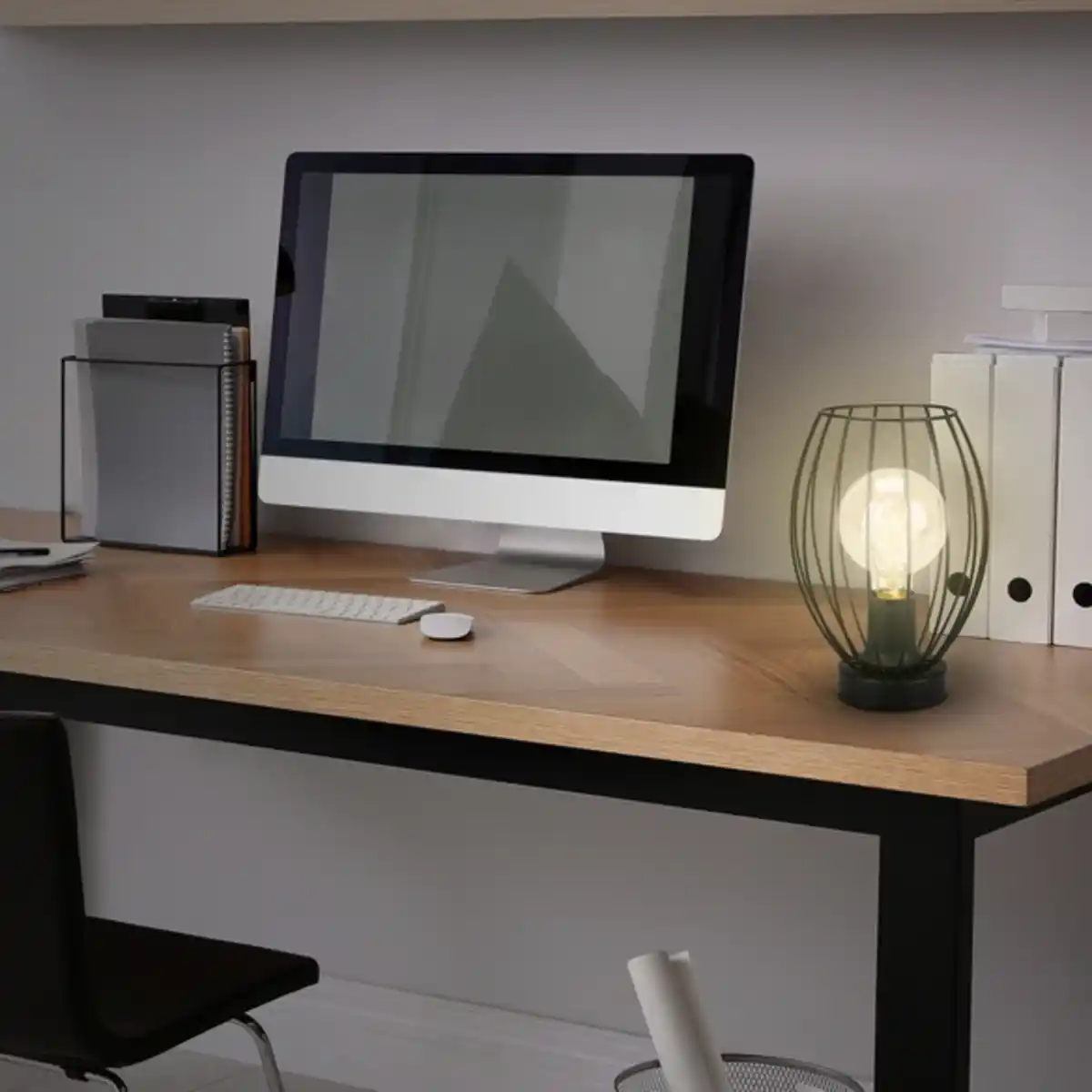 Bild 2 von Tischleuchte »KAGO«, ØxH: 17,5 x 25,6 cm, 25 W, Metall